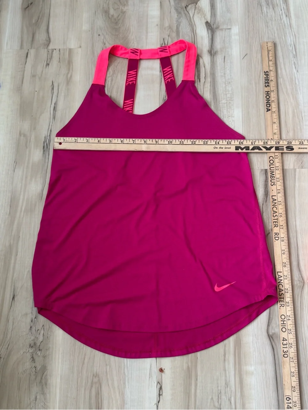 Nike Women’s Racerback Tank Top Bundle - Magenta and Peach